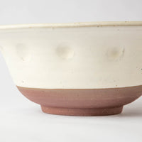 White Clay Salad Bowls (Set of 3)