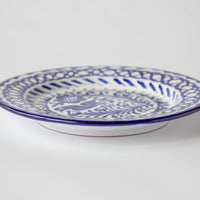 Blue and White Hand Painted Salad Plates (Set of 2)