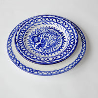 Blue and White Hand Painted Salad Plates (Set of 2)