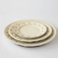 White Clay Plate - Small (Set of 2)