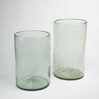 Short Blown Glass Vase