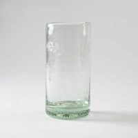 Etched Blown Glass, Triple Shot Glasses (Set of 4)