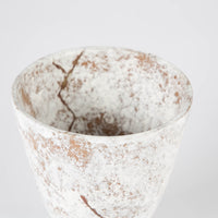 Whitewash Terracotta Tripod Bowl - Small