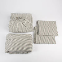 Eastern King Sheet Set - Black Stripe