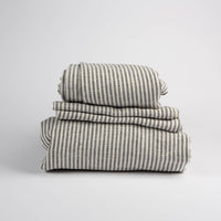 Eastern King Sheet Set - Black Stripe