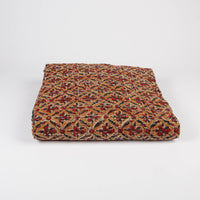 Kantha Quilt - Orange, Black and Red