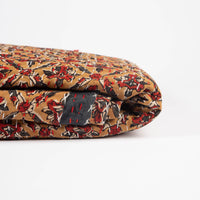 Kantha Quilt - Orange, Black and Red