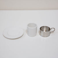 Match Espresso Cup with Ceramic Saucer