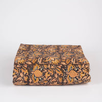 Block Print Blanket - Grey