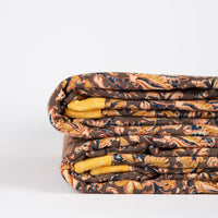 Block Print Blanket - Grey