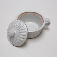 Hand Thrown Mini Crock - White