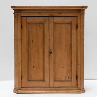 Antique Pine Corner Cabinet
