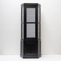 Black Triptych Glass Cabinet