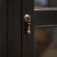 Black Triptych Glass Cabinet