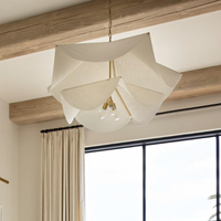 Custom 2-Tier Parasol Chandelier