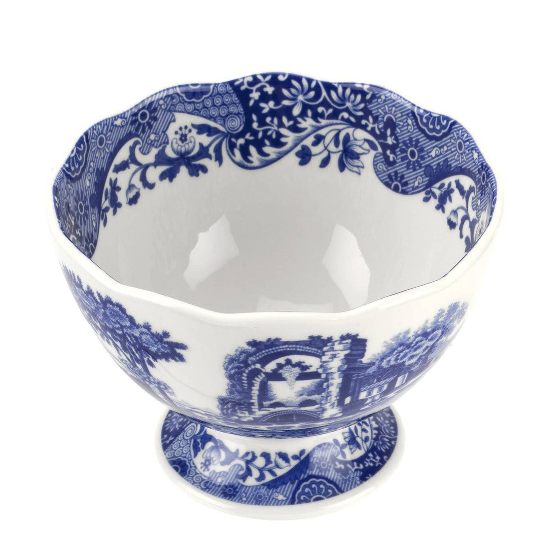 Spode Blue Italian Footed Bowl (set of 4)