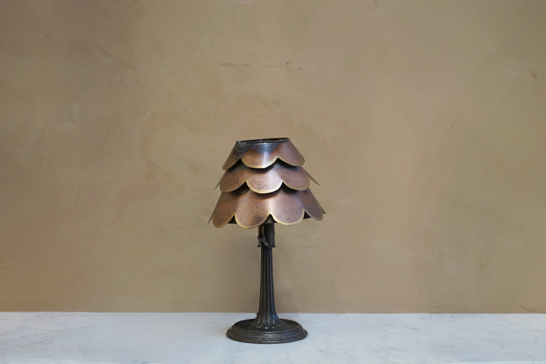 Petite Dark Bronze Lamp Base