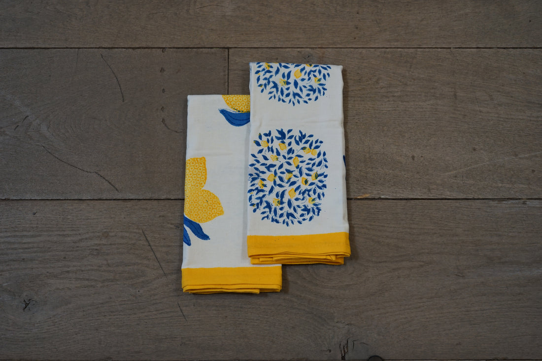 Lemon Tree Tea Towels (S/2)