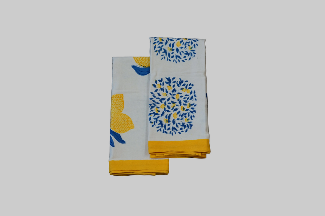 Lemon Tree Tea Towels (S/2)