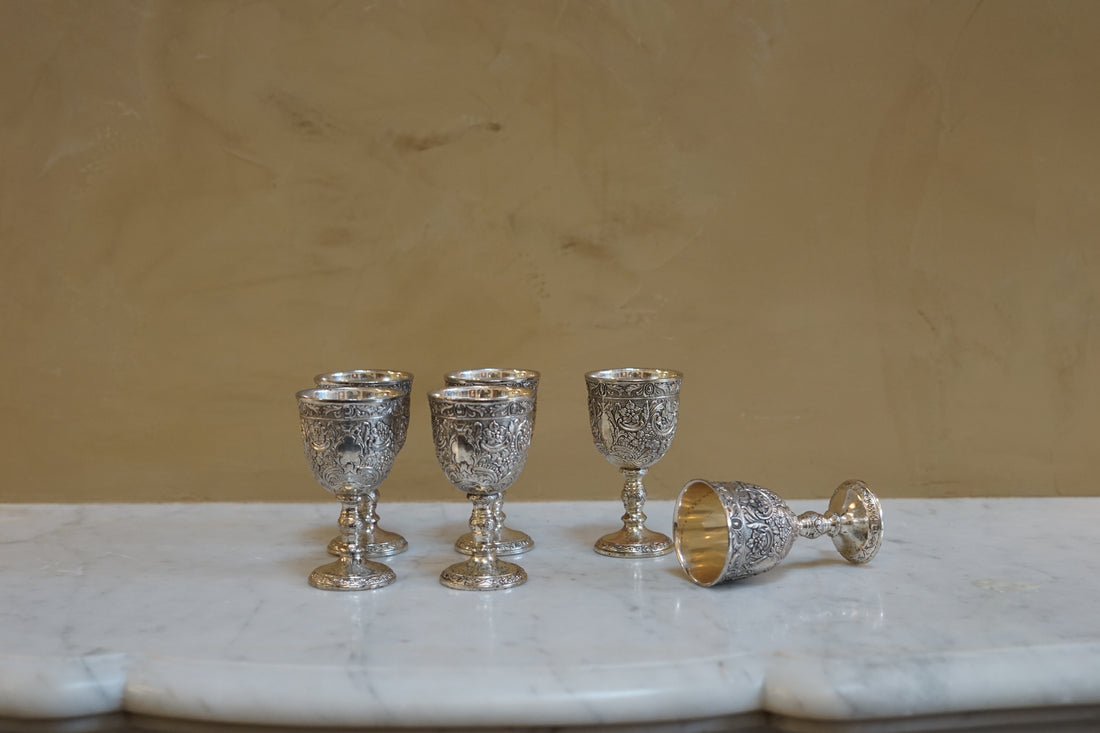 Set of Small Vintage Goblets
