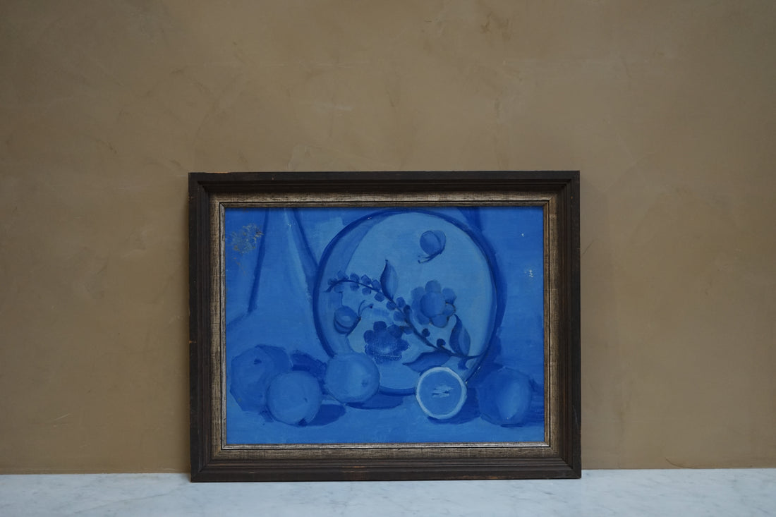 Monochromatic Blue Painting