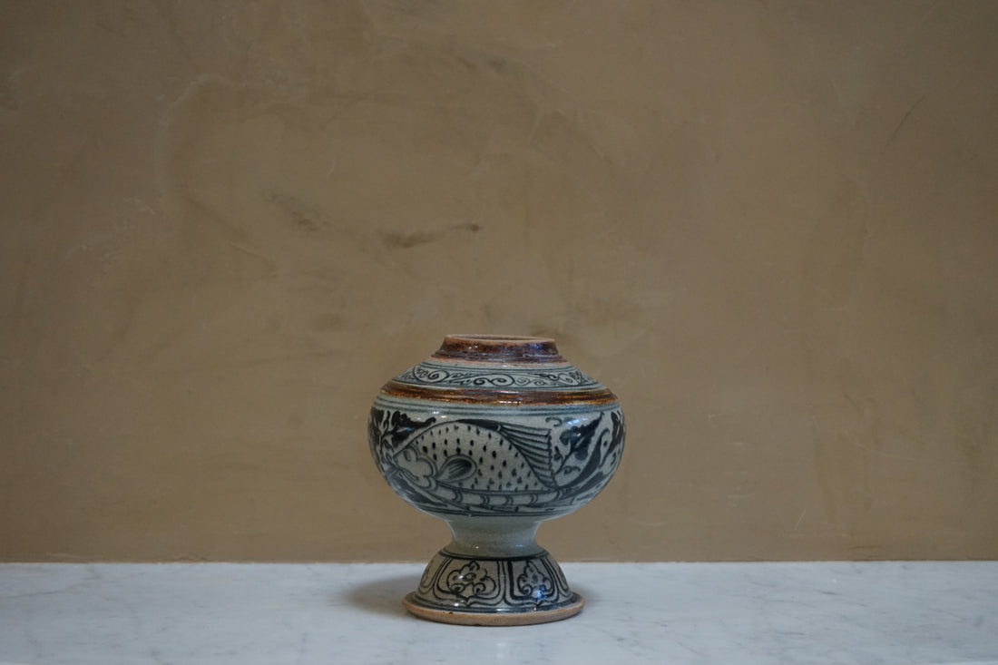 Vintage Hand Painted Vase