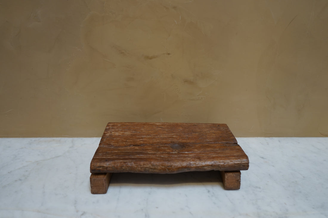 Small Vintage Wood Riser