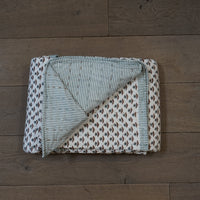 Hand Block Print Kantha Quilt