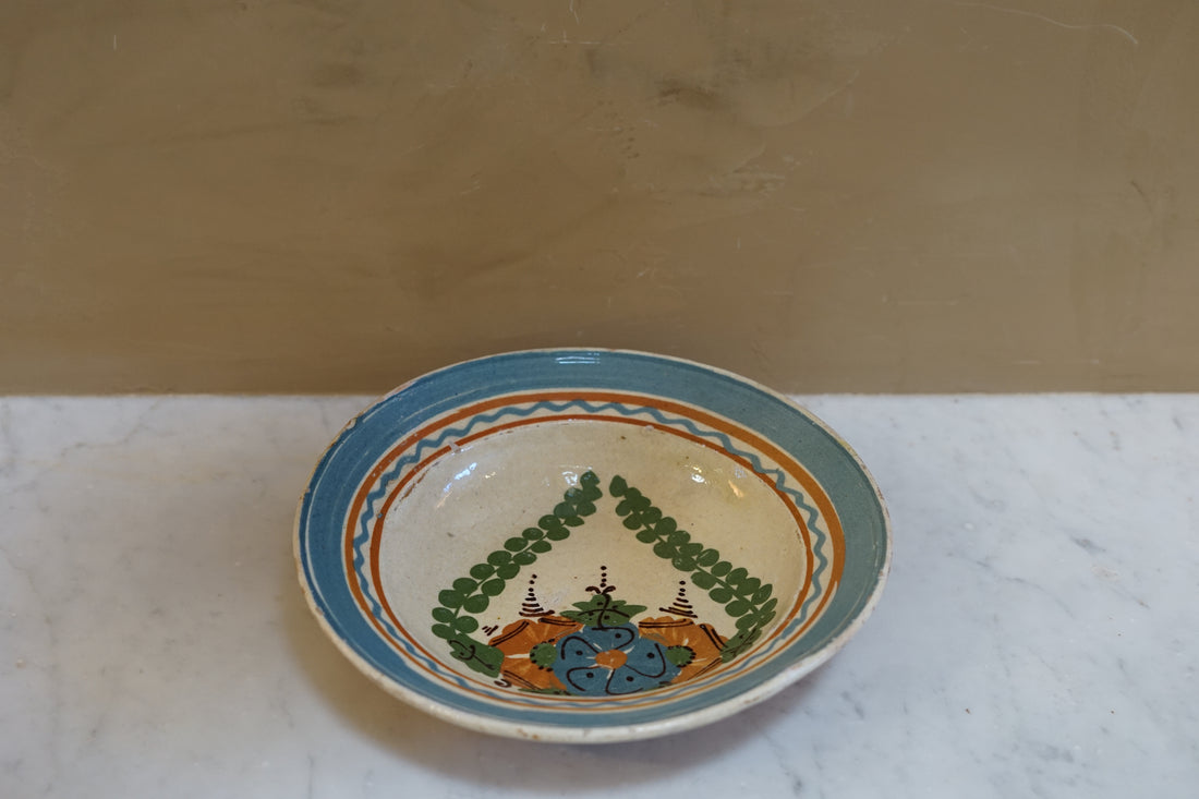 Hand Painted Vintage Bowl VIII