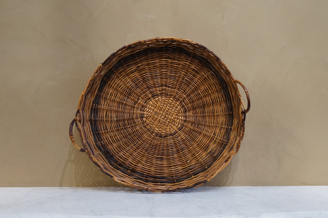 Vintage Round Basket
