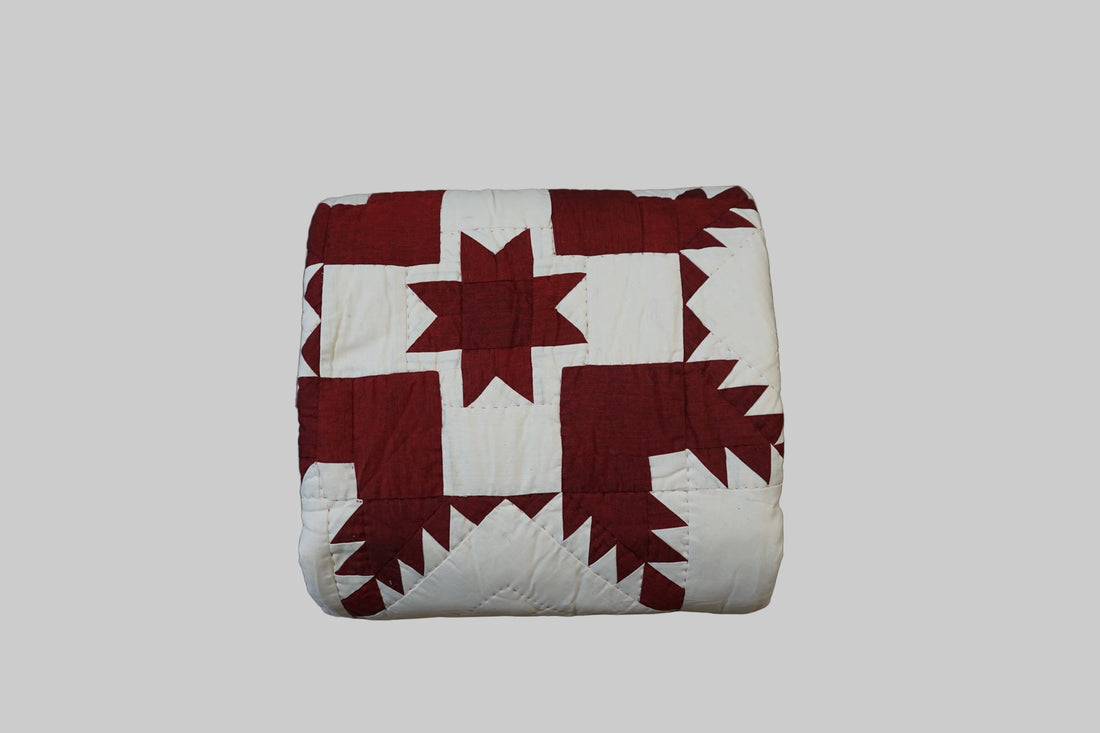 Vintage Style Red Quilt