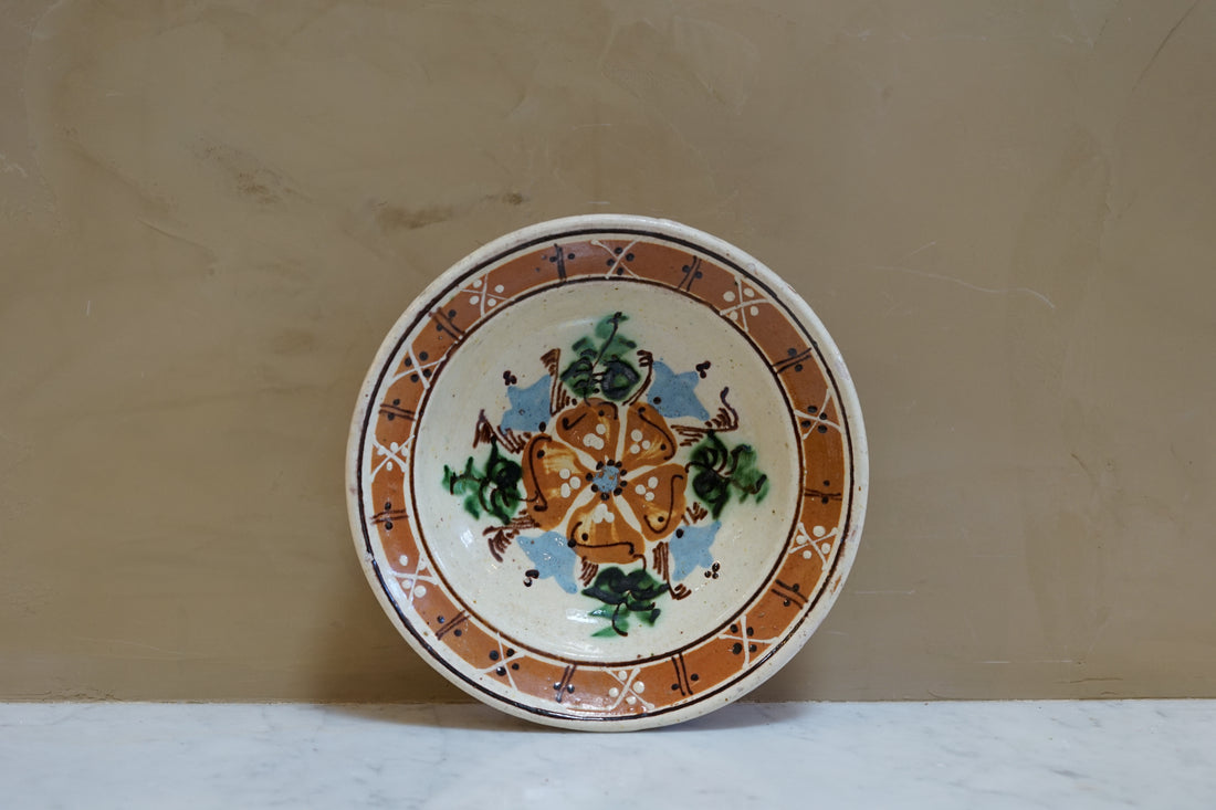 Hand Painted Vintage Bowl XII