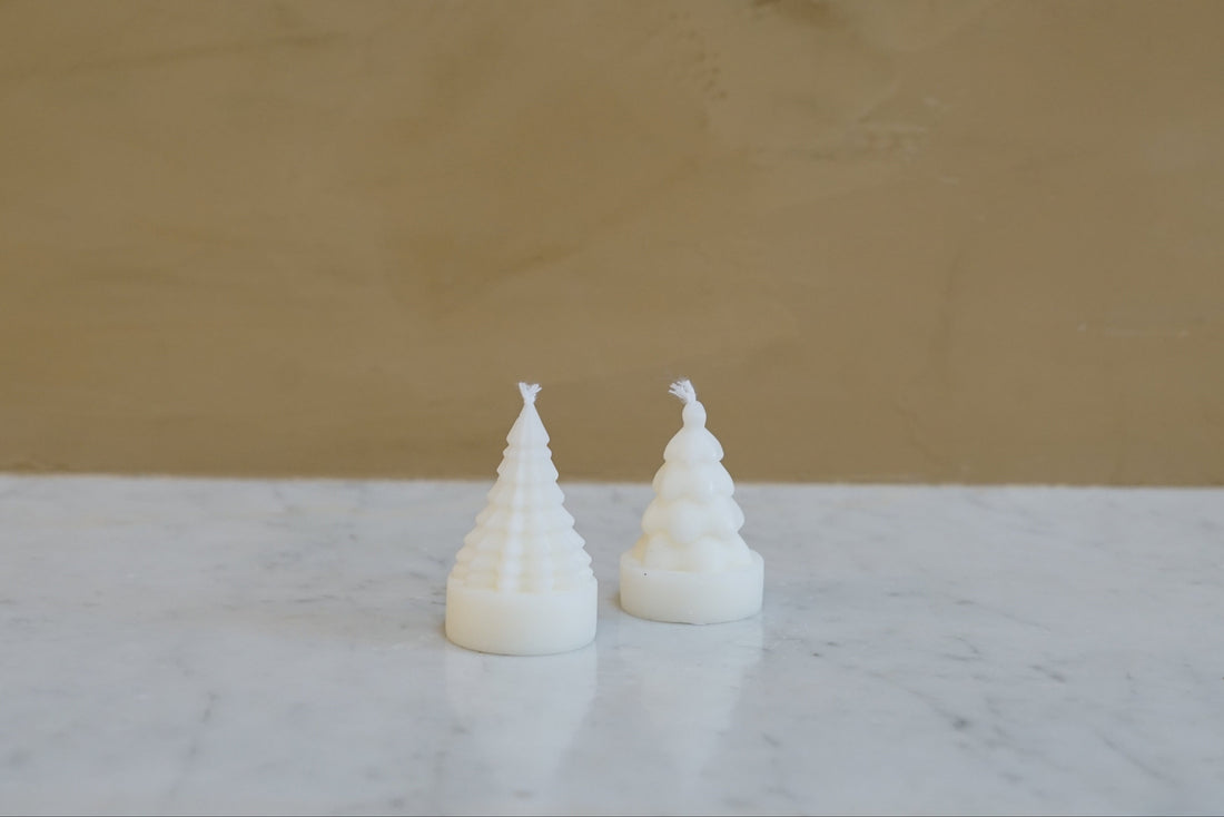 Mini Christmas Trees Tea lights Candle