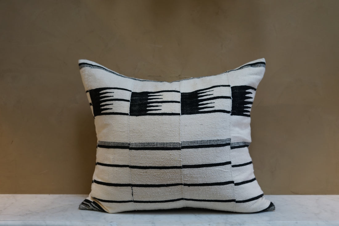 Handmade Vintage African Textile Pillow