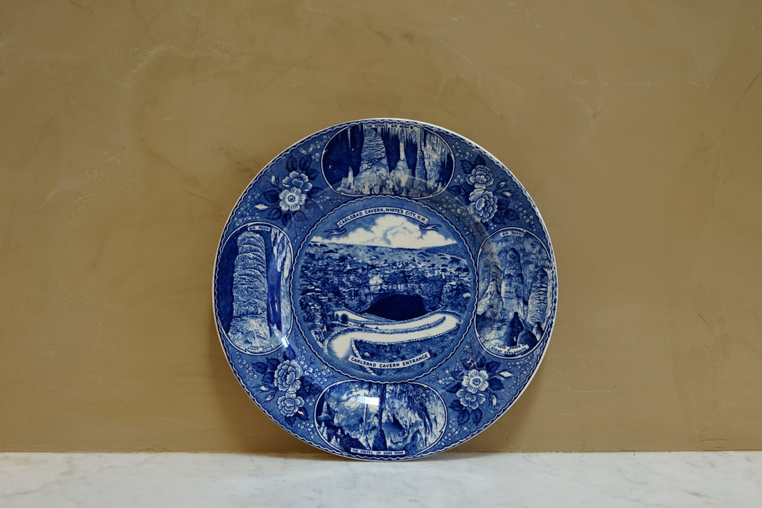 Historical Plate II - Carlsbad Cavern Entrance