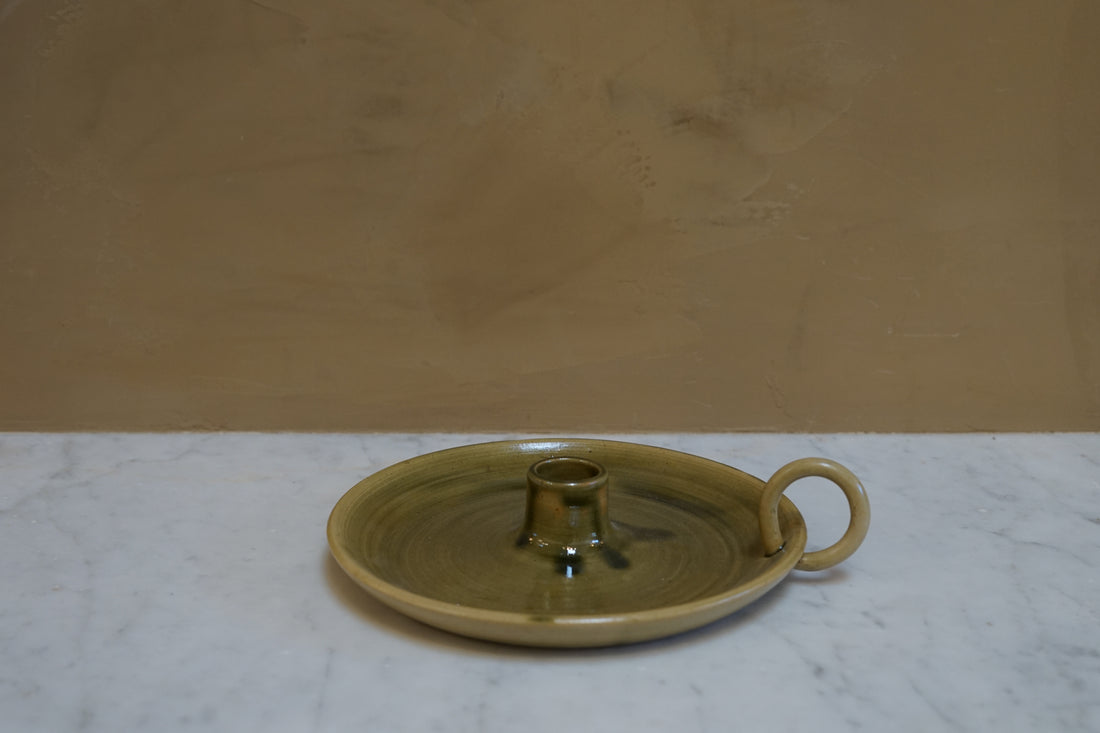 Hand thrown Candle Holder