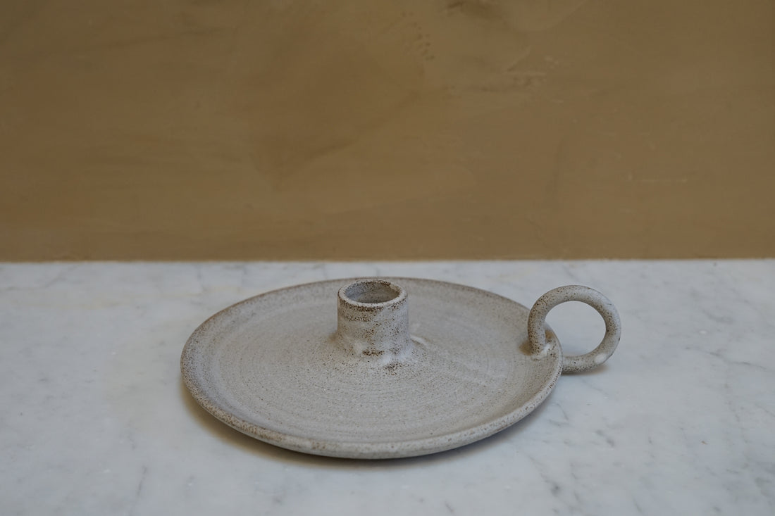 Hand thrown Candle Holder