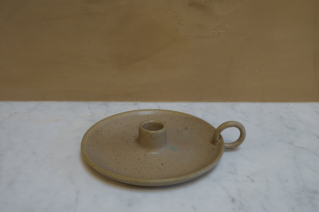 Hand thrown Candle Holder