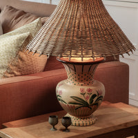 Vintage Hand Painted Lamp