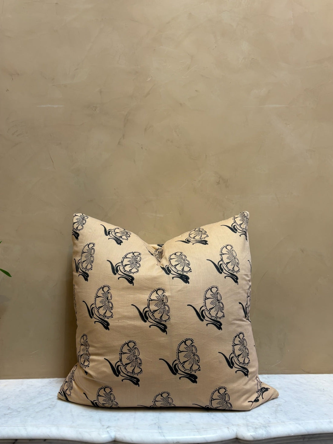 Botanical Block Print Pillow