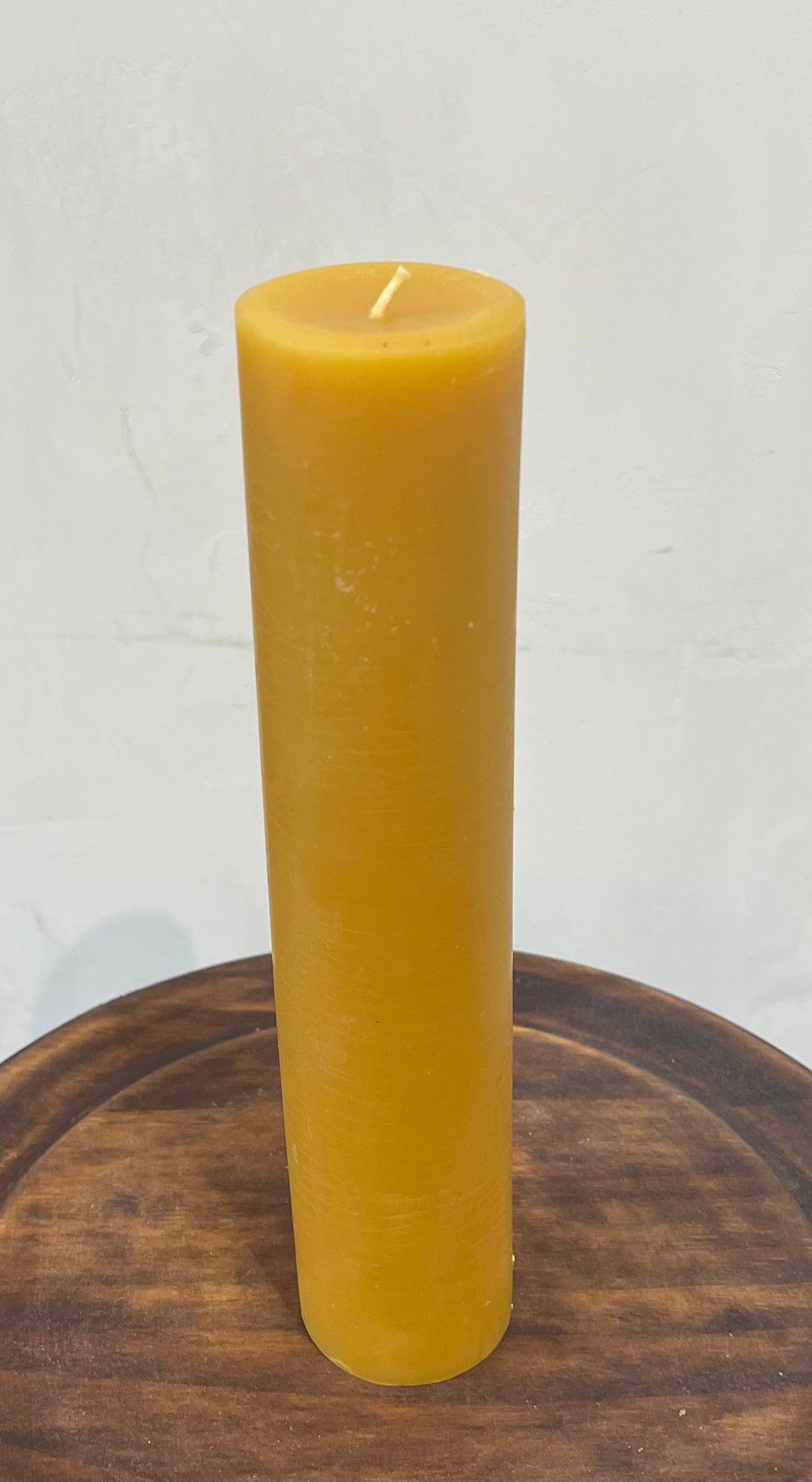 Beeswax Candle Pillars #2 -Darker shade "9 Tall