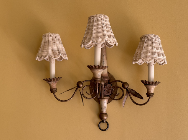 Sconce Rattan Lampshades