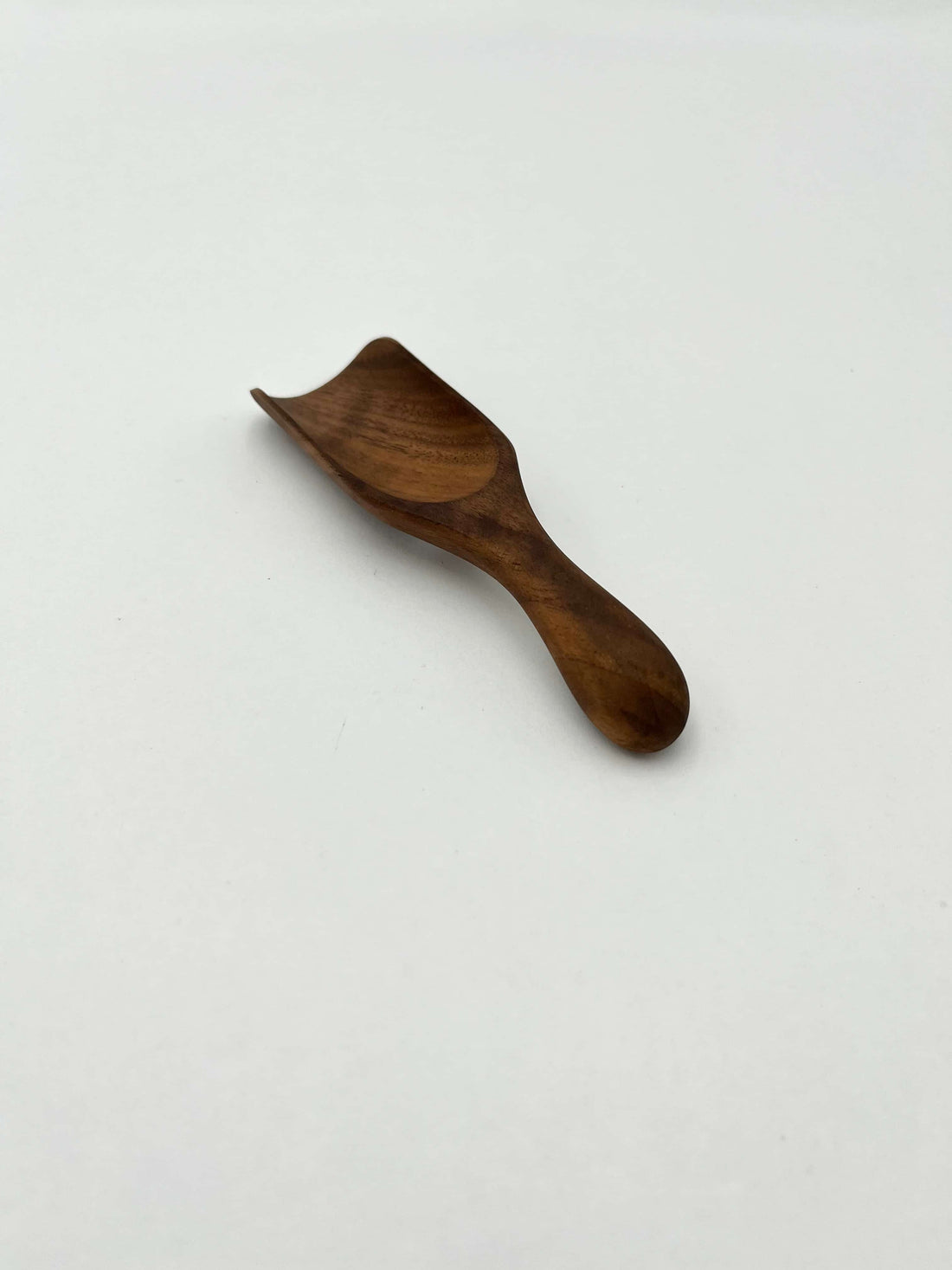 5" Small Walnut Wood Scoop