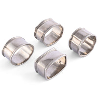 Pewter Classic Napkin Ring Set (4)