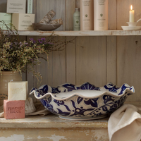 Hand Painted & Scalloped Talavera Bowl