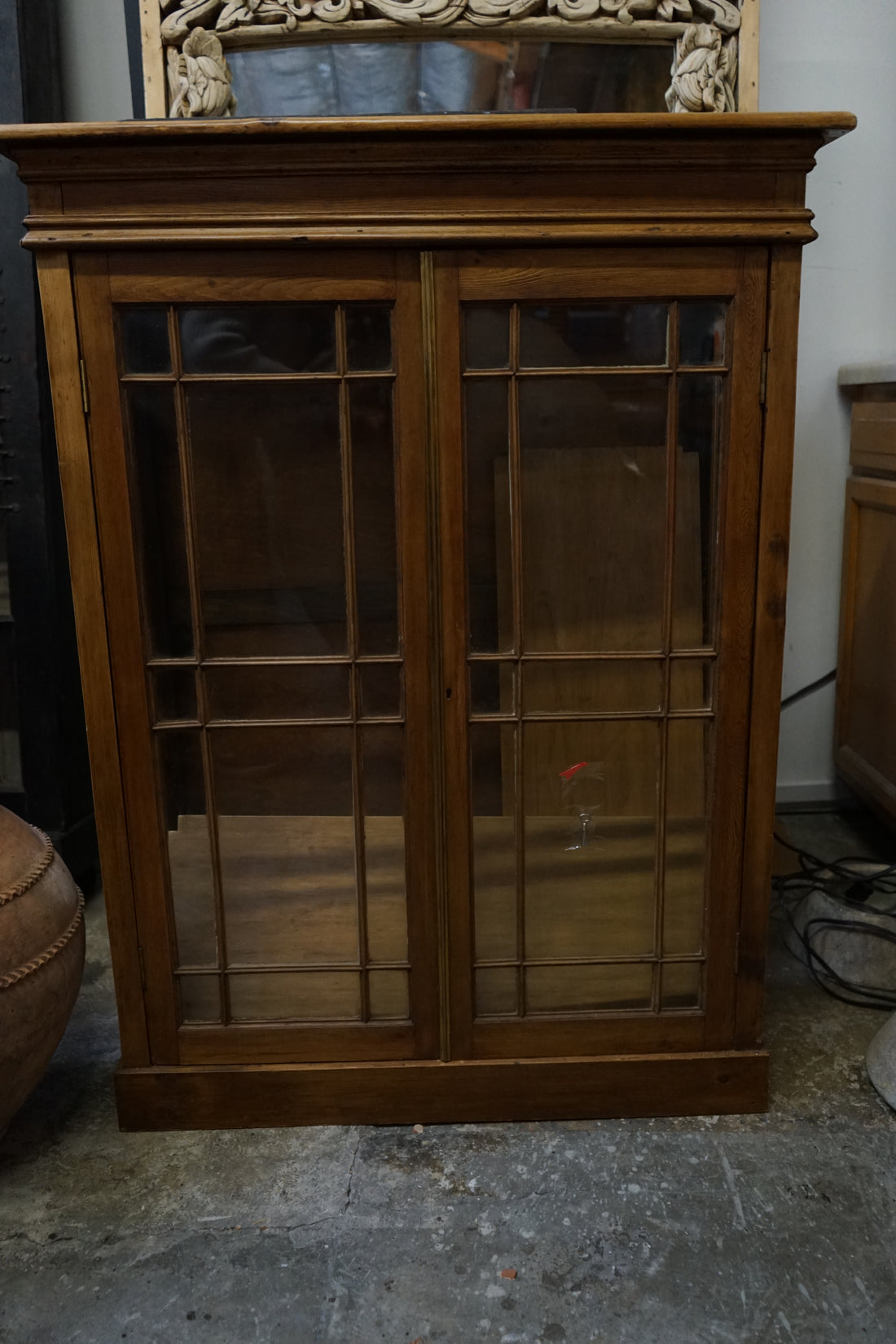 Walnut Curio Cabinet