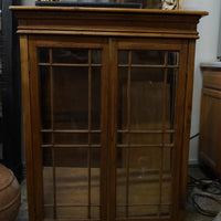 Walnut Curio Cabinet