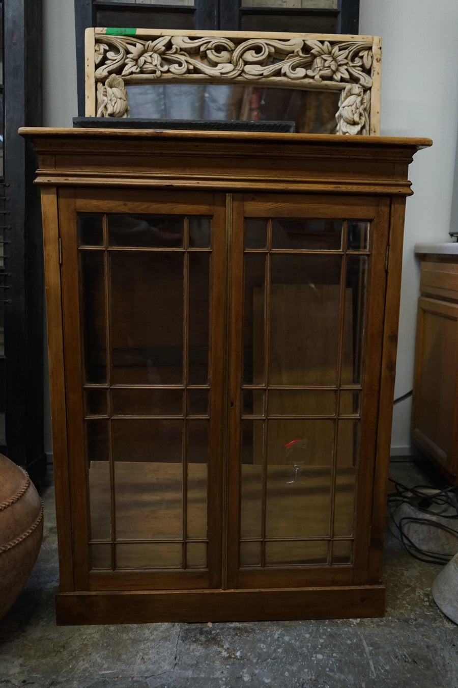 Walnut Curio Cabinet