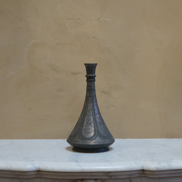 Bidriware Hand Etched Vase