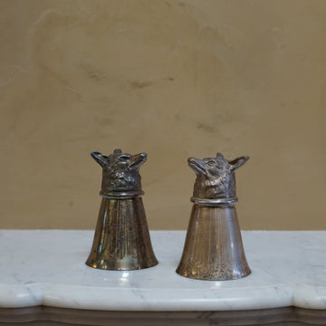 Pair of Vintage Leonard Stirrup Hunt Cup